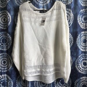 NWT Daytrip Elegant White Sweater